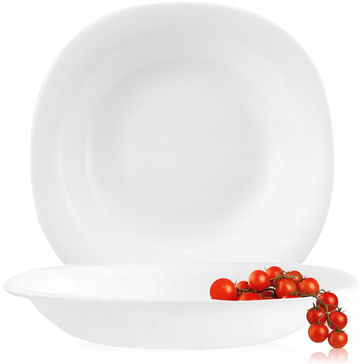 Festa Italia Diep Bord Noemi Wit Gehard Glas 22cm