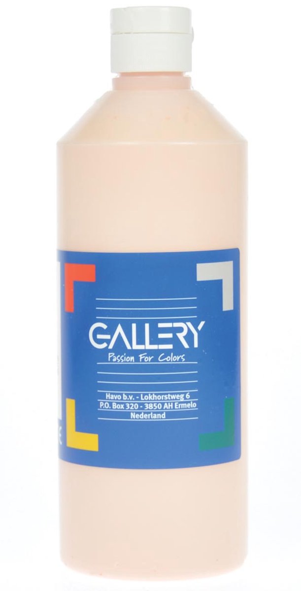 Gallery plakkaatverf flacon van 500 ml beige