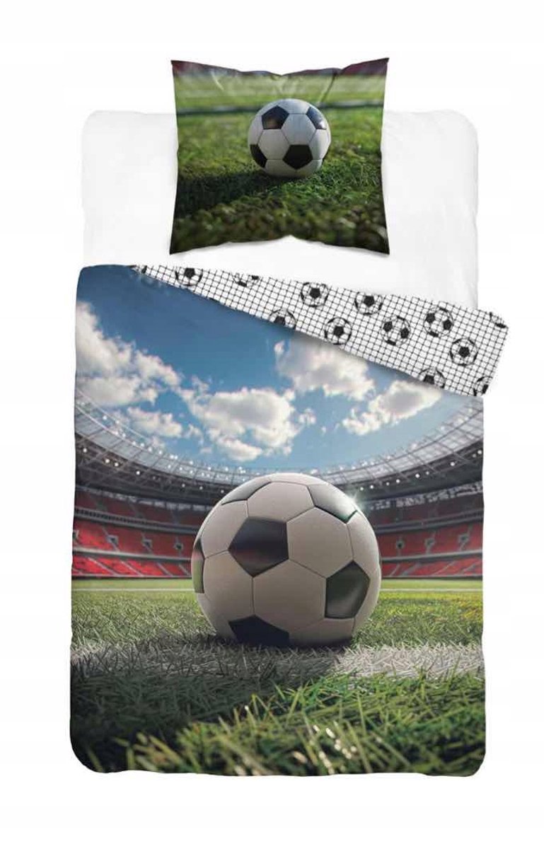 Voetbalbeddengoed 140x200 cm - Jongens & Meisjes - Katoen