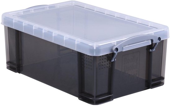 Really Useful Box 9 liter transparant smoke