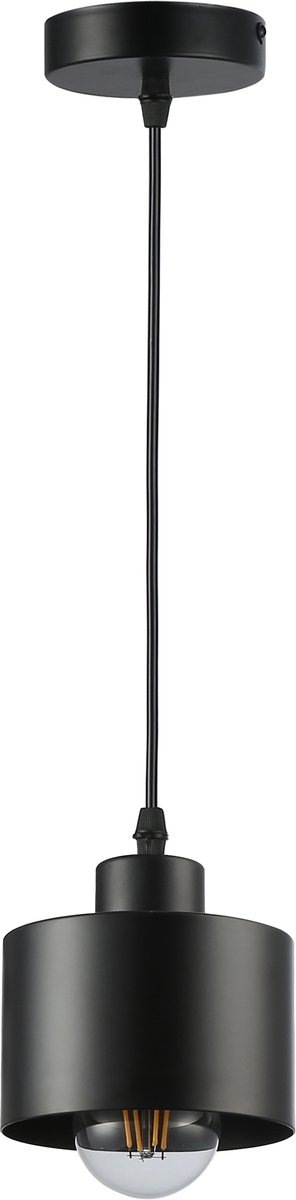 Hanglamp Loft E27 Zwart Metaal - Stijlvolle Verlichting