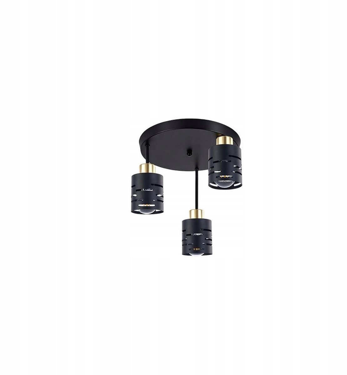 Moderne Zwart-Gouden LED Wandlamp Elen 35W IP20