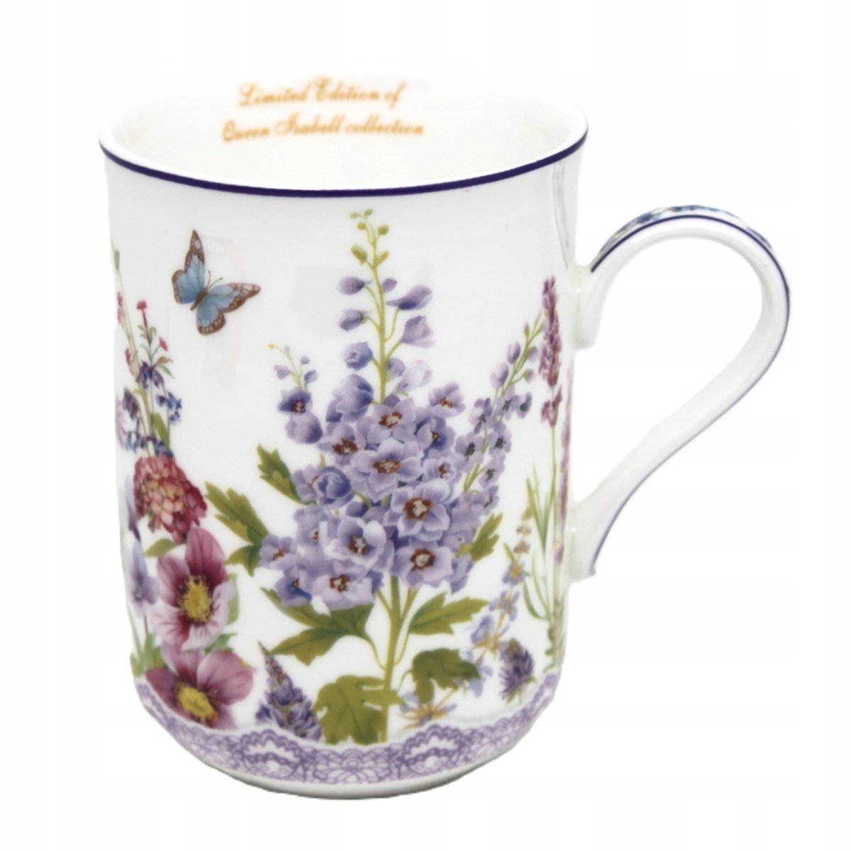 Queen Isabell Porseleinen Mok - Lavendel 350ml