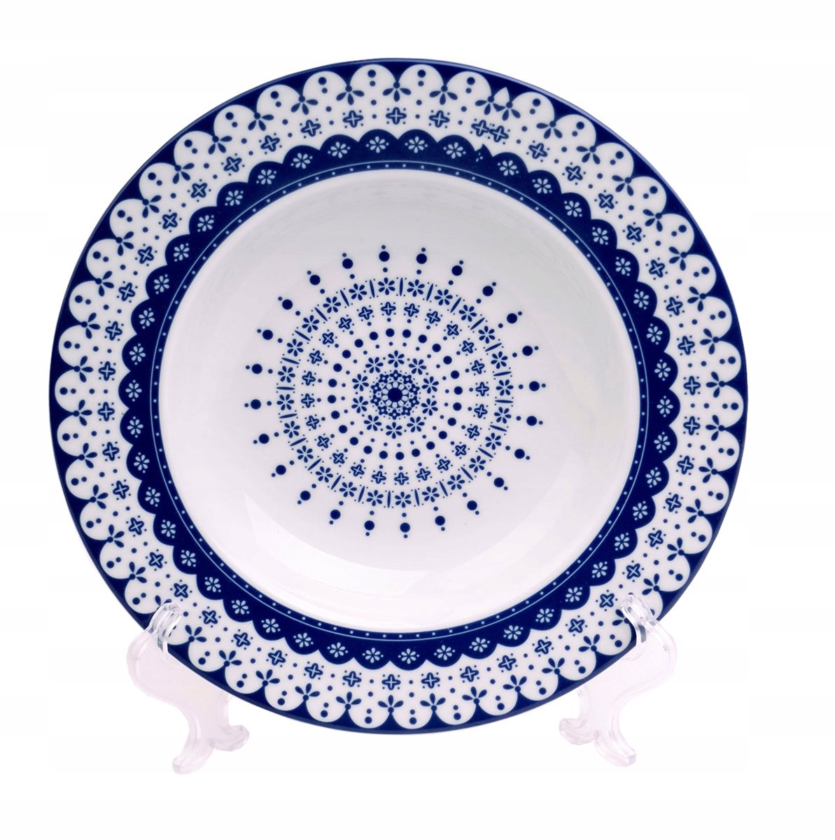 Diep Porseleinen Bord Flisty 22,5 cm - Elegante Servies