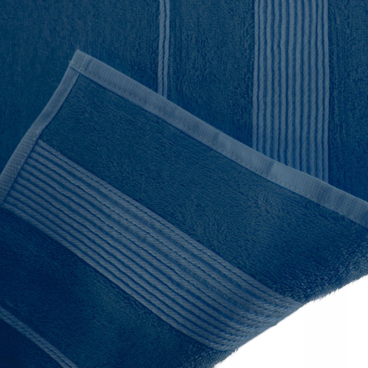 Luxe Bamboe Badstof Handdoek 50x90cm - 500g/m² - Zee Blauw