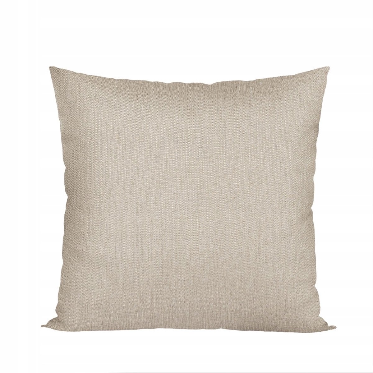 Waterdichte Sierkussenhoes 40x40cm - Beige/Grijs, Glad