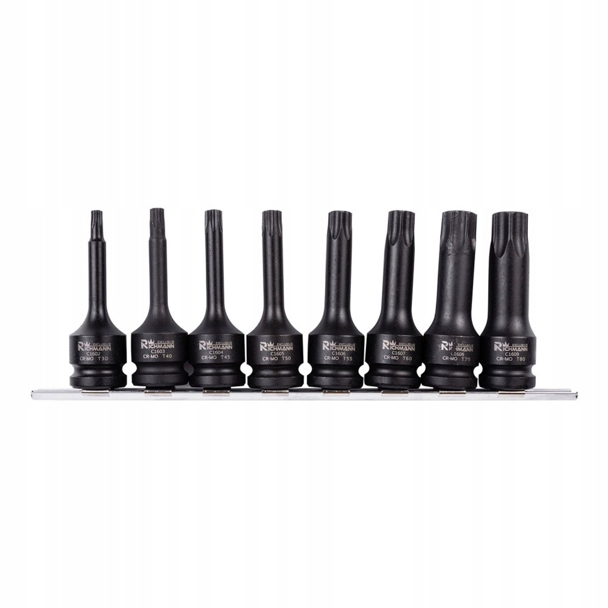 Richmann Slagdoppen TORX T30-T80 1/2" Set