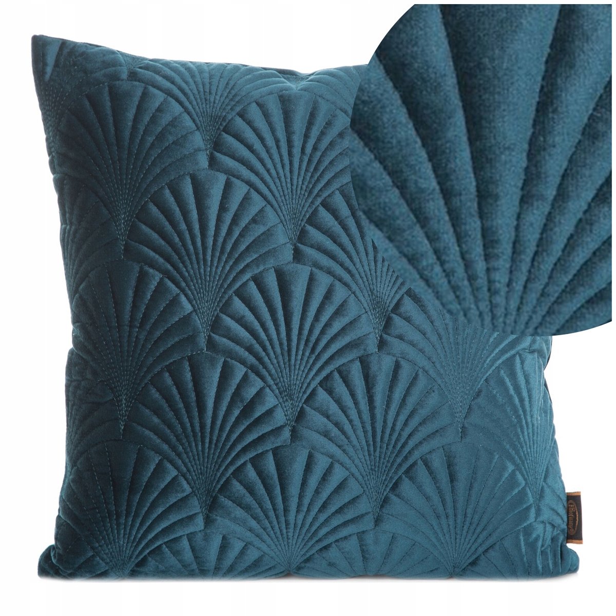Decoratieve Velours Sierkussenhoes 45x45cm - Gekreukt