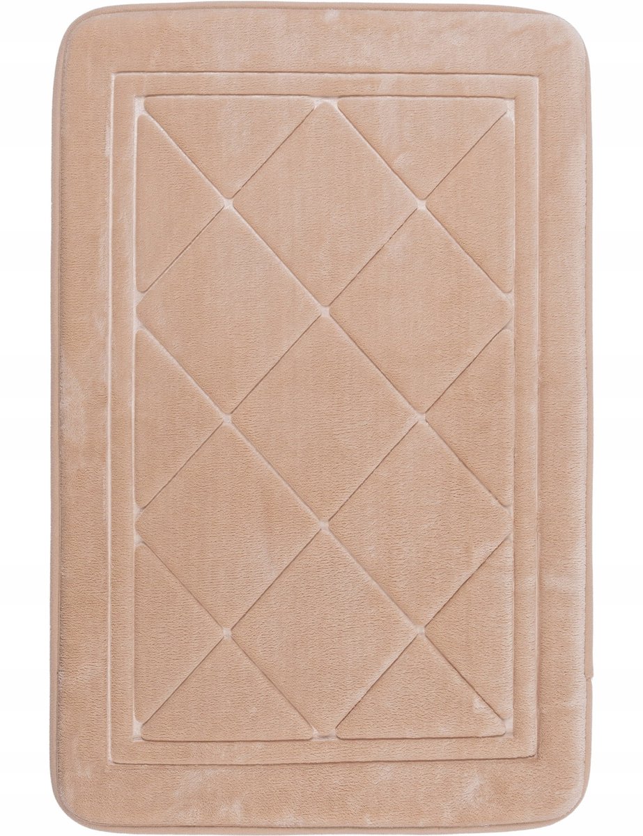 Zachte Beige Badmat 50x76cm - Antislip & Sneldrogend