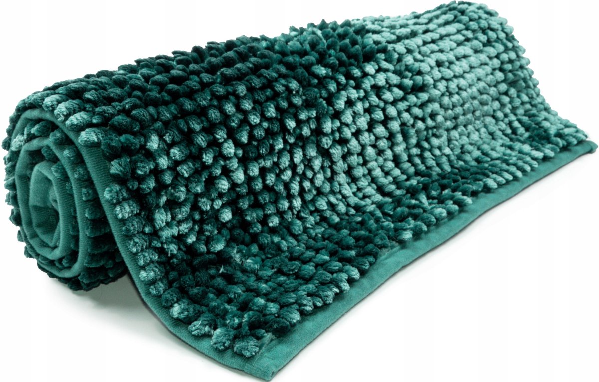 Zachte Antislip Badmat 60x90cm Groen - Wasbaar & Absorberend