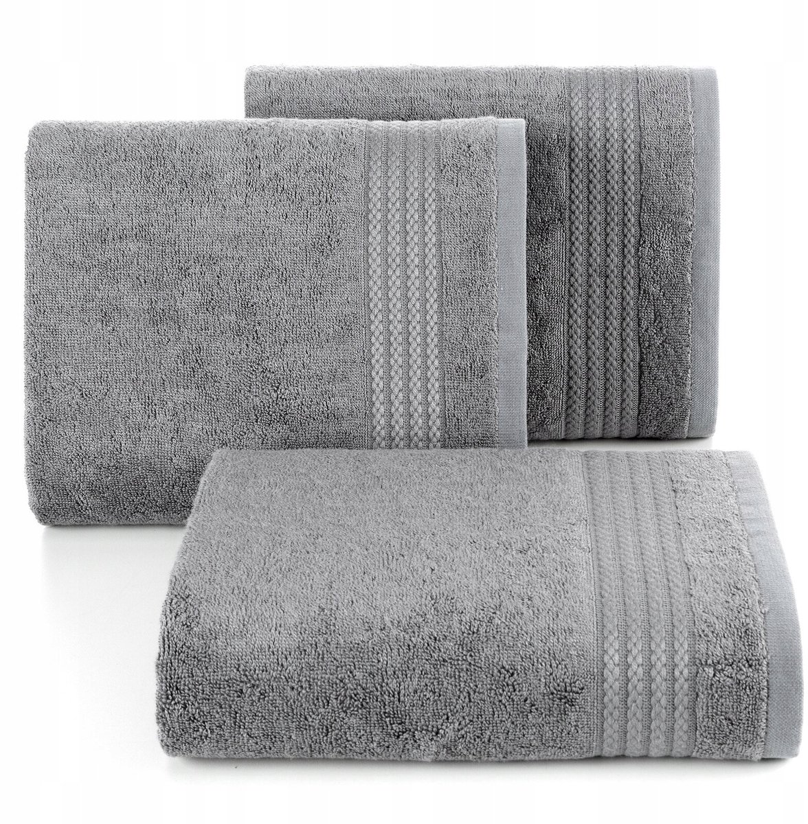 Laris Handdoek 550 GSM Staalgrijs 30x50 cm - Zacht & Absorberend