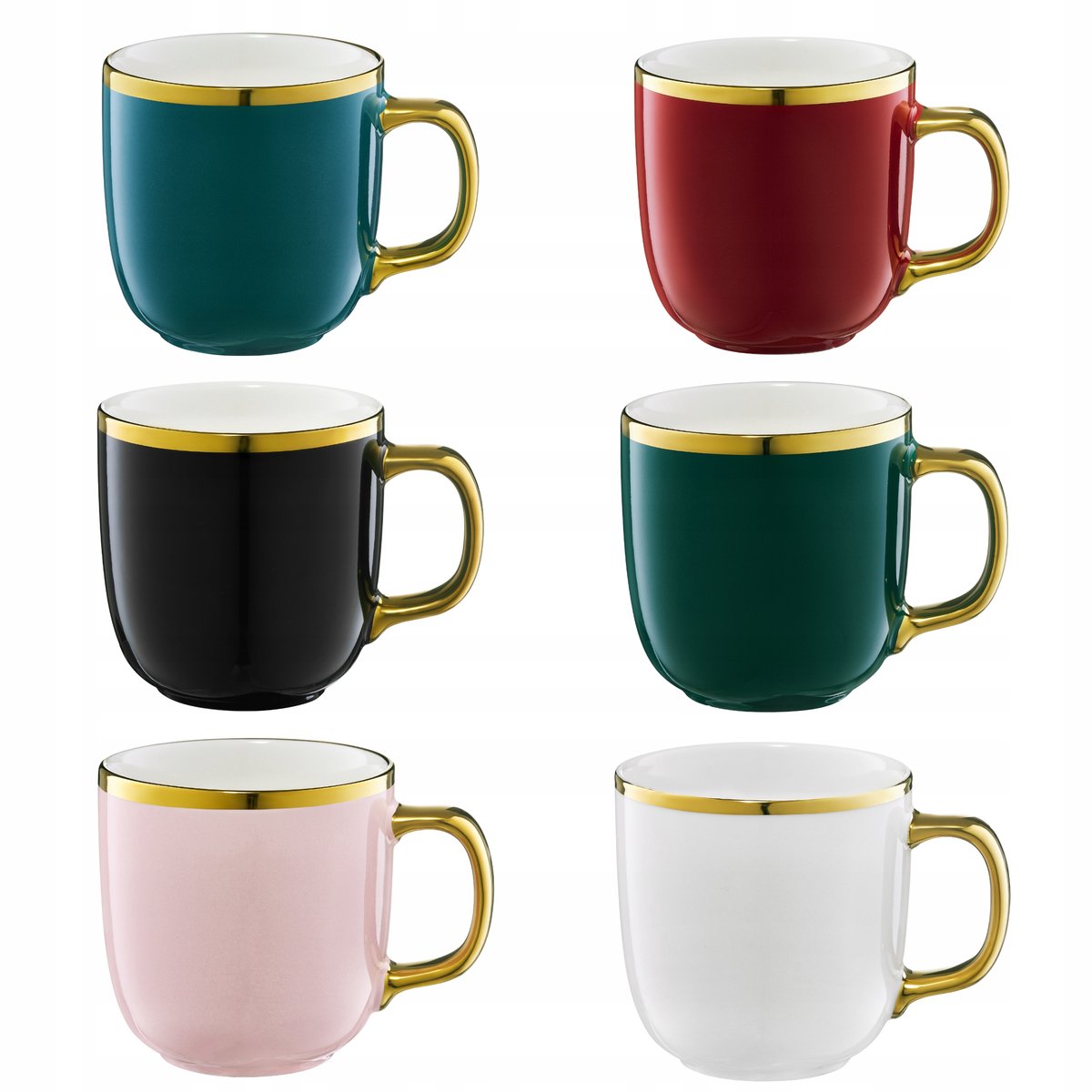 Ambition Royal Porseleinen Mok 330ml - Elegante gouden accenten