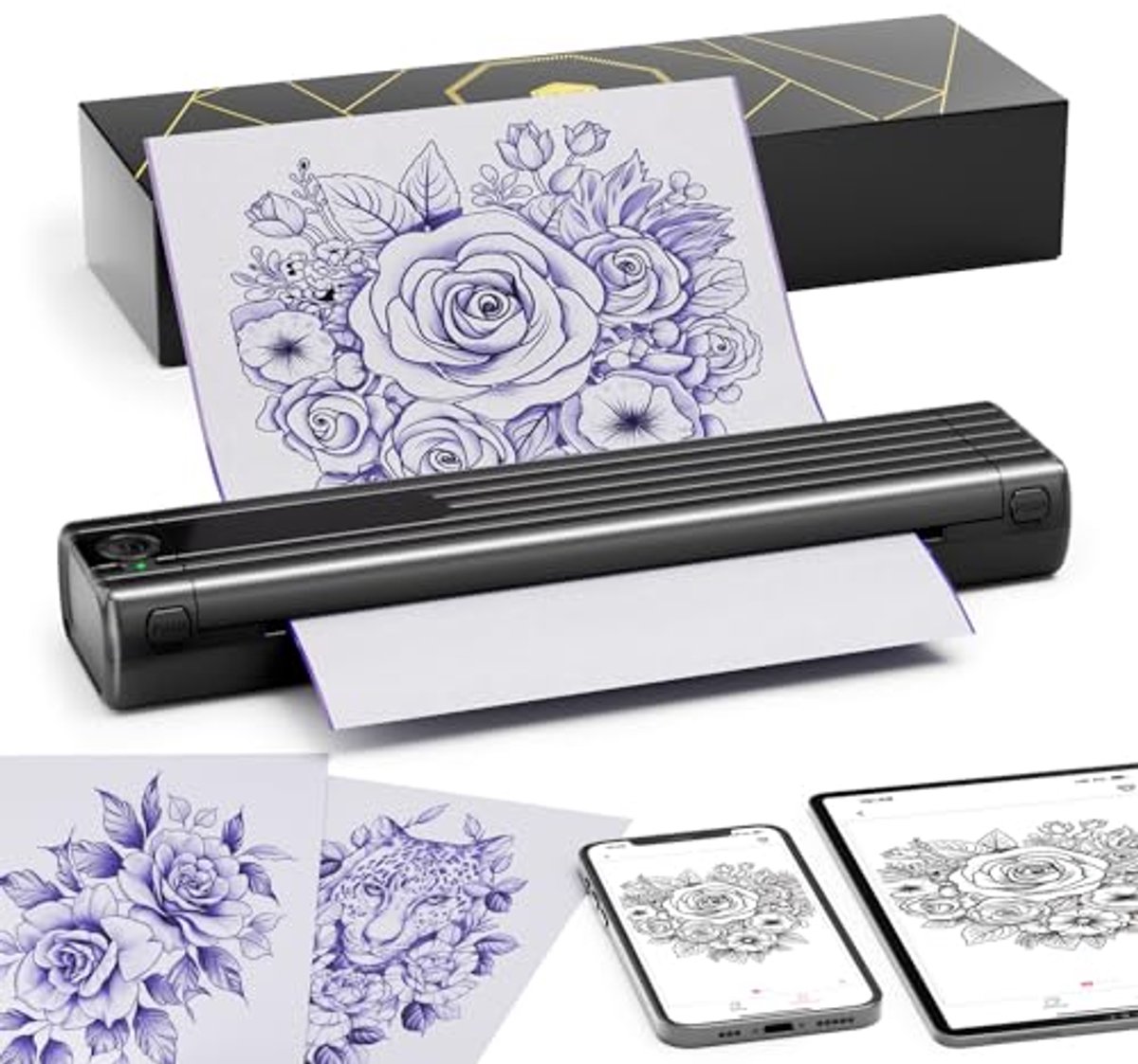 Tattoo Stencil Printer A4 - Professionele Tattoo Sjablonen Maken