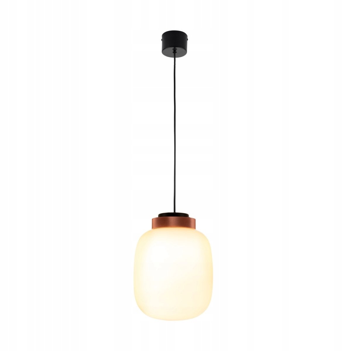 BOOM LED hanglamp wit koper 25 cm - Modern & Elegant