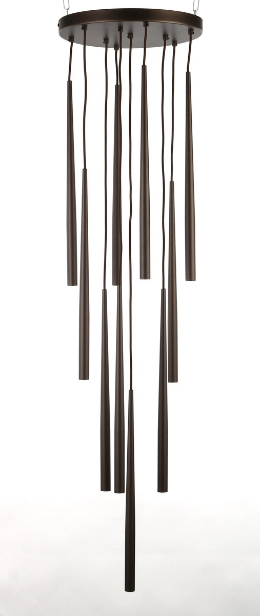 Hanglamp PIANO met bruine kap - TK Lighting