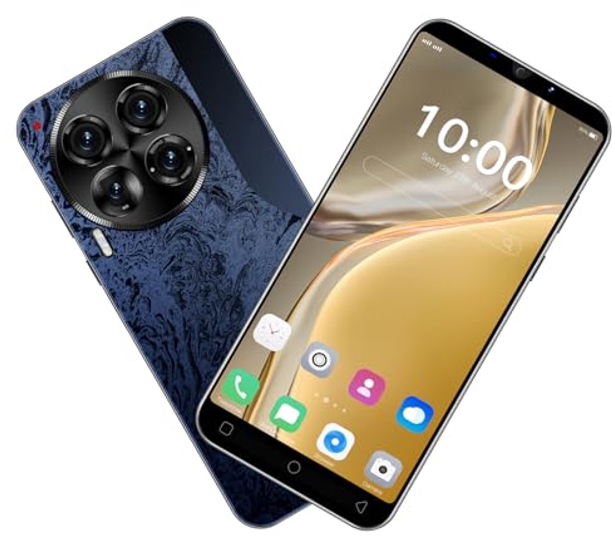 Mobiele Telefoon met 5.0 Inch IPS Scherm, 16GB ROM, 128GB Uitbreidbaar Geheugen, Android 9.0, Dual SIM, Dual Camera