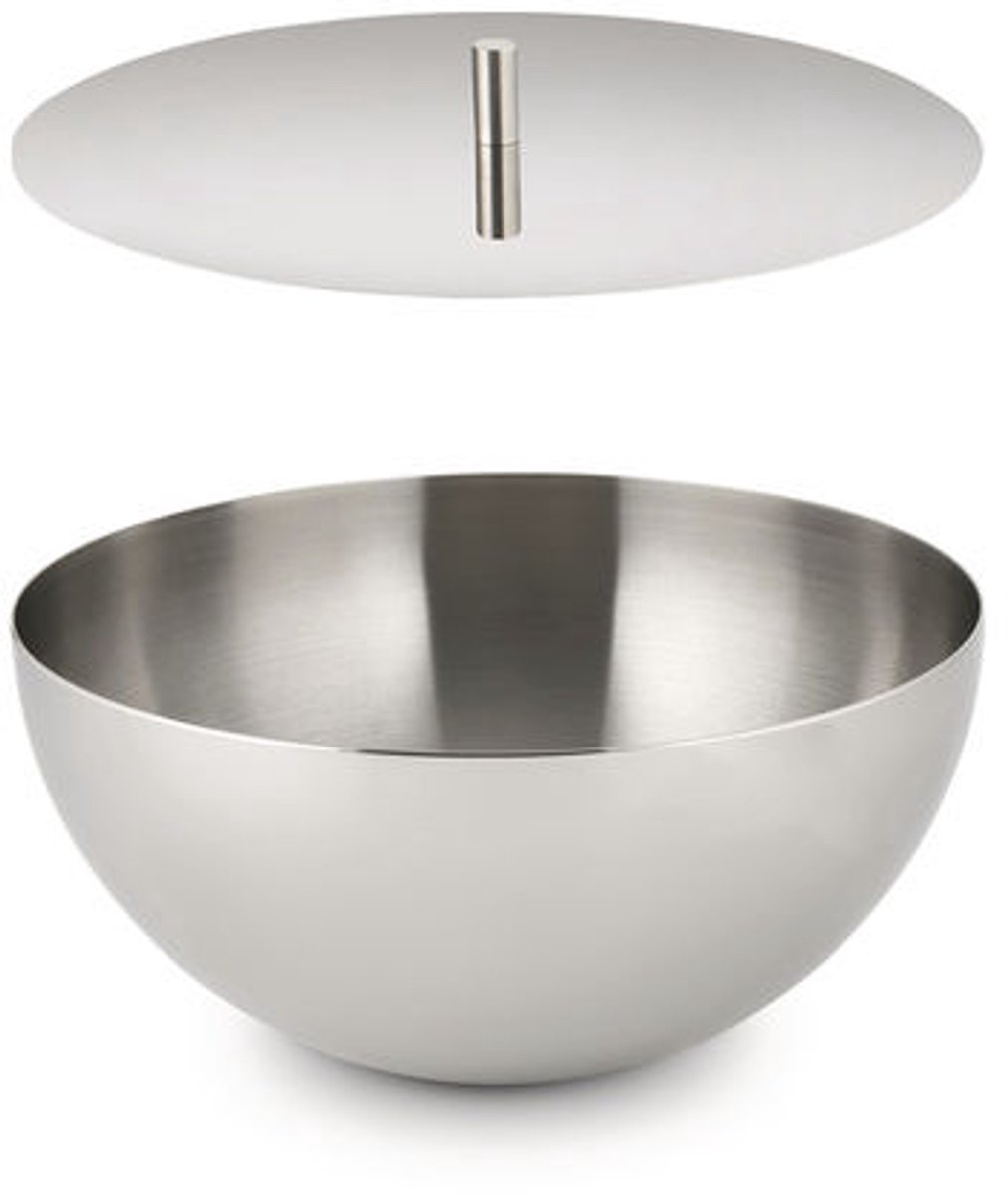 Alessi Rocc Bowl M - Container zonder kaars - Medium - RVS