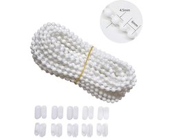 Jaloezieën Ketting - 10 meter - Wit - Plastic