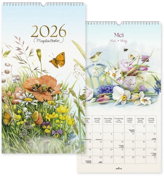 Marjolein Bastin - Maandkalender - 2026 - Spiraalgebonden