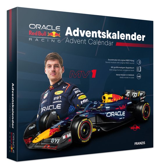 Franzis Adventskalender - 67245 Oracle Red Bull Racing RB20 - Formule 1 - Max verstappen No.1 - Adventskalender Metalen