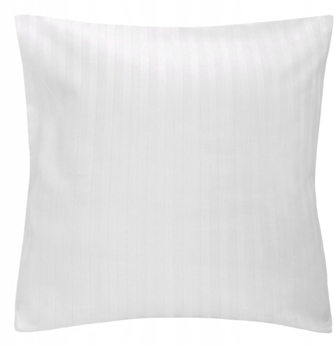 Dekoratieve Kussensloop Wit Katoen 40x40cm met Strepen - Hotelkwaliteit