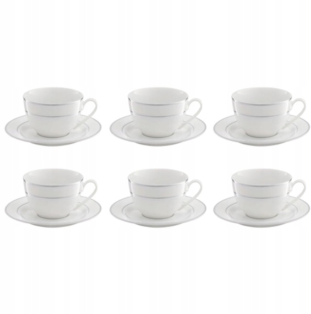 Ambition Aura Zilver Koffieservies 12-delig