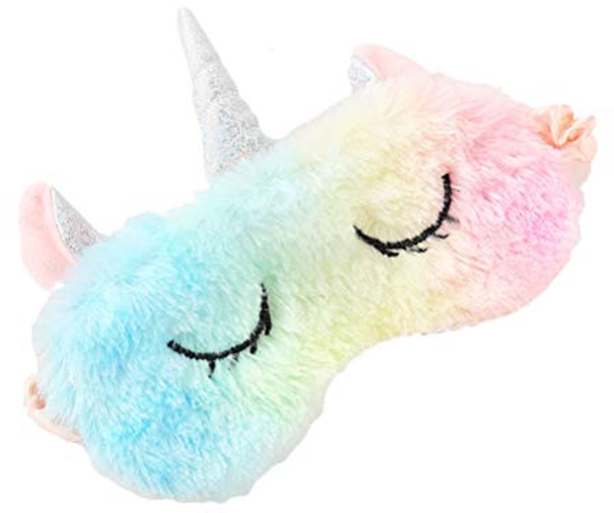 Slaapmasker voor kinderen en volwassenen met schattige eenhoorn print - Lichtblokkerende dekens