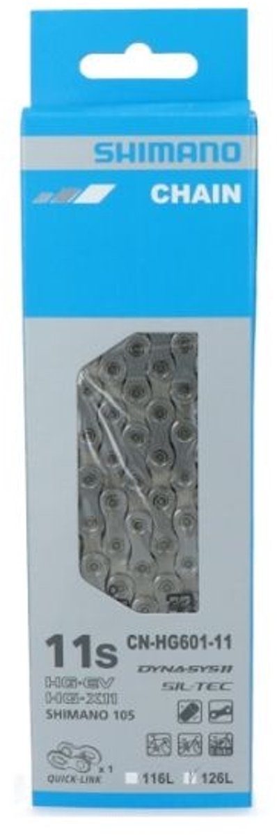 Ketting 11 speed Shimano CN-E8000 E-bike met Quick Link - 116 schakels van Merkloos — afbeelding 2