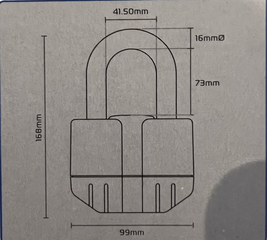 Oxford Boss Alarm Schijfremslot ART4 - Zwart van Oxford — afbeelding 5