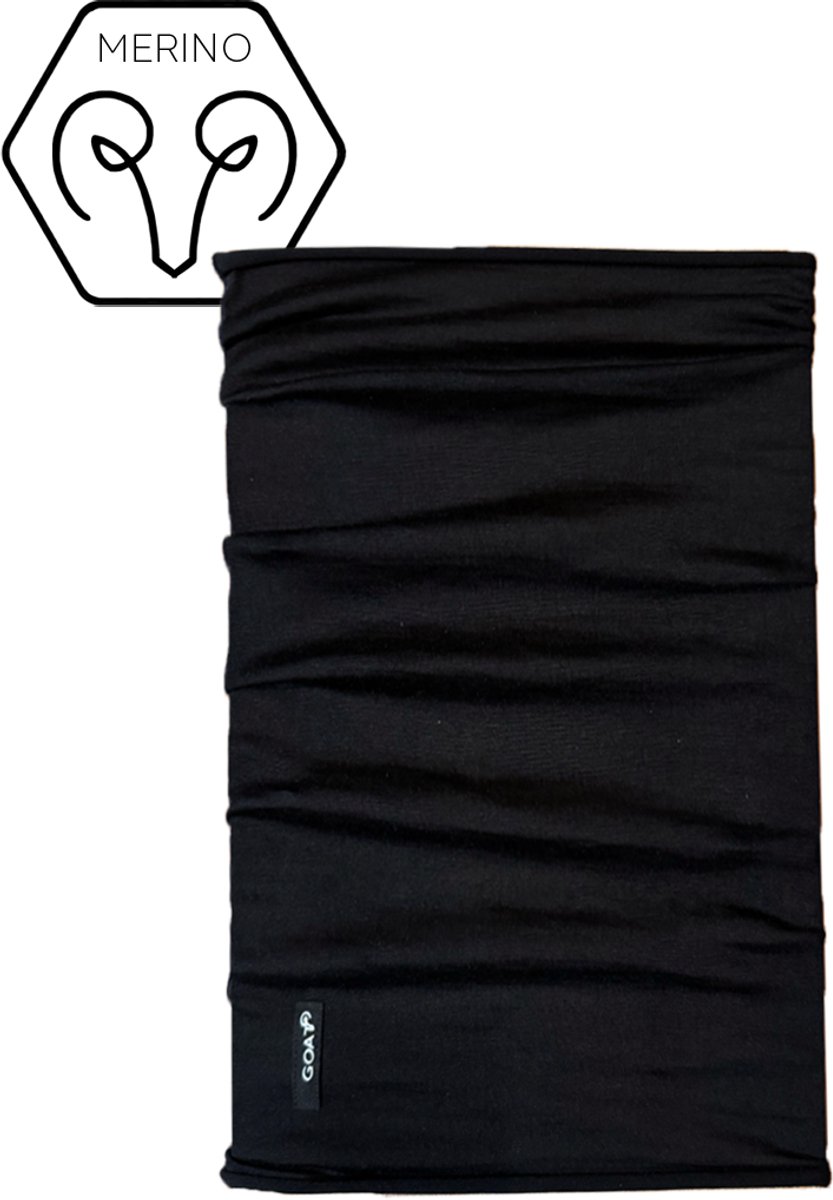Airoman.cc - GOAT 'Merino' - Nekwarmer - Zwart - OneSize