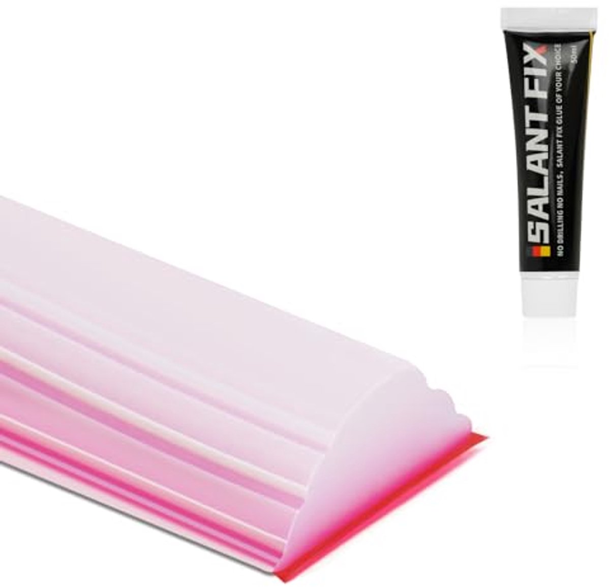 Vloerbarrière voor natte ruimtes - Douchedrempel en silicone afdichtstrip voor keuken en badkamer - 1 meter - Transparant
