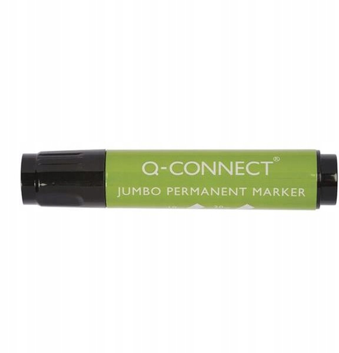 Q-connect Jumbo Marker Permanent Zwart - Dikke Lijn 2-20mm