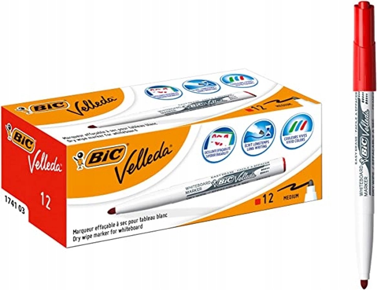 BIC Permanente Marker Rood - 11 Stuks