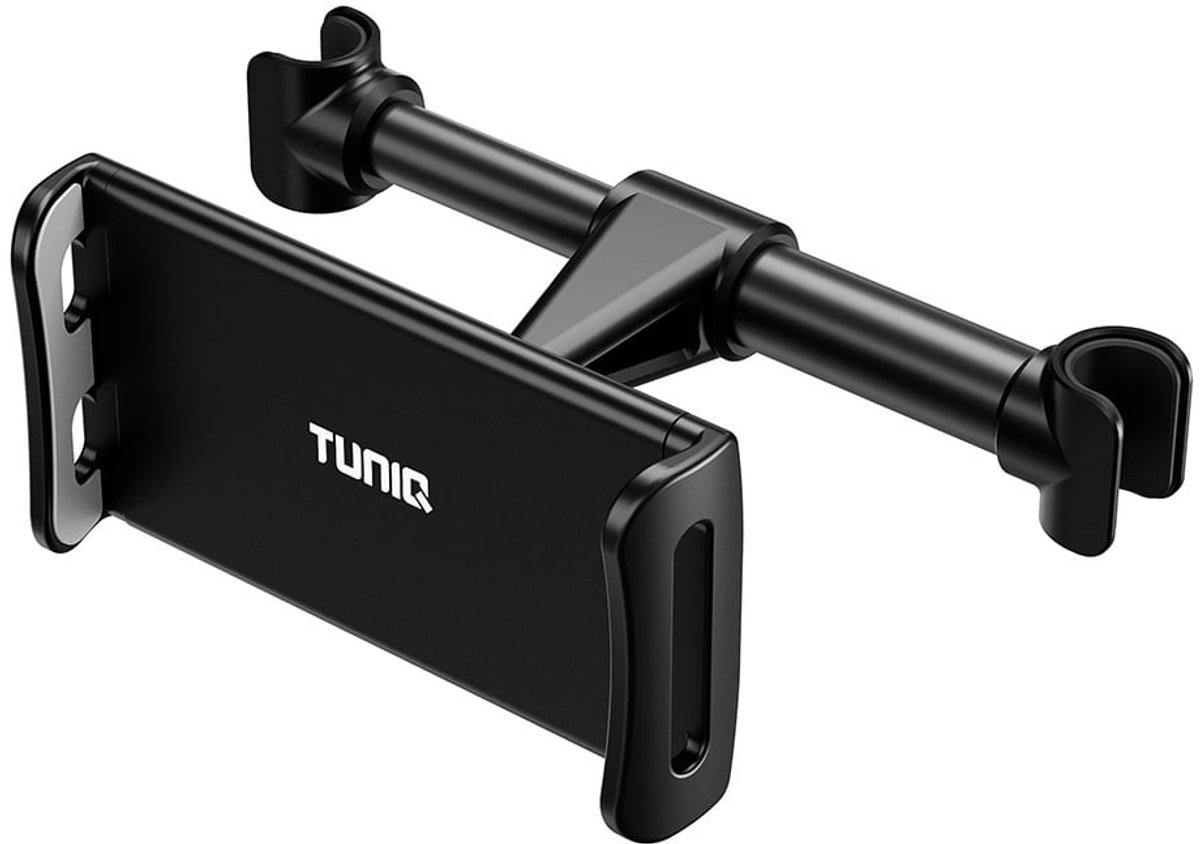 TUNIQ Universele Tablet- en Telefoon Hoofdsteunhouder - zwart