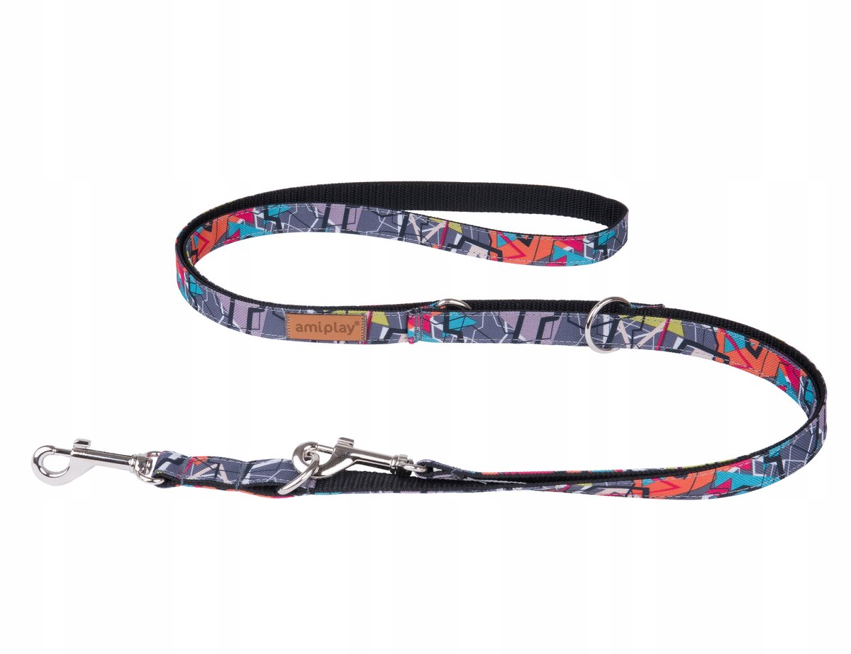Amiplay Verstelbare Hondenhalsband 6-in-1 Adventure S Abstract