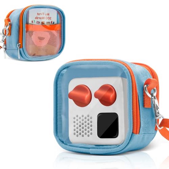 Siliconen Beschermhoes Voor Bitze-e Digitaal Huisdier – Met Sleutelband, Antislip, Valbescherming, In Paars Of Blauw – Ideaal Voor Onderweg En Opslag 2 miniatura