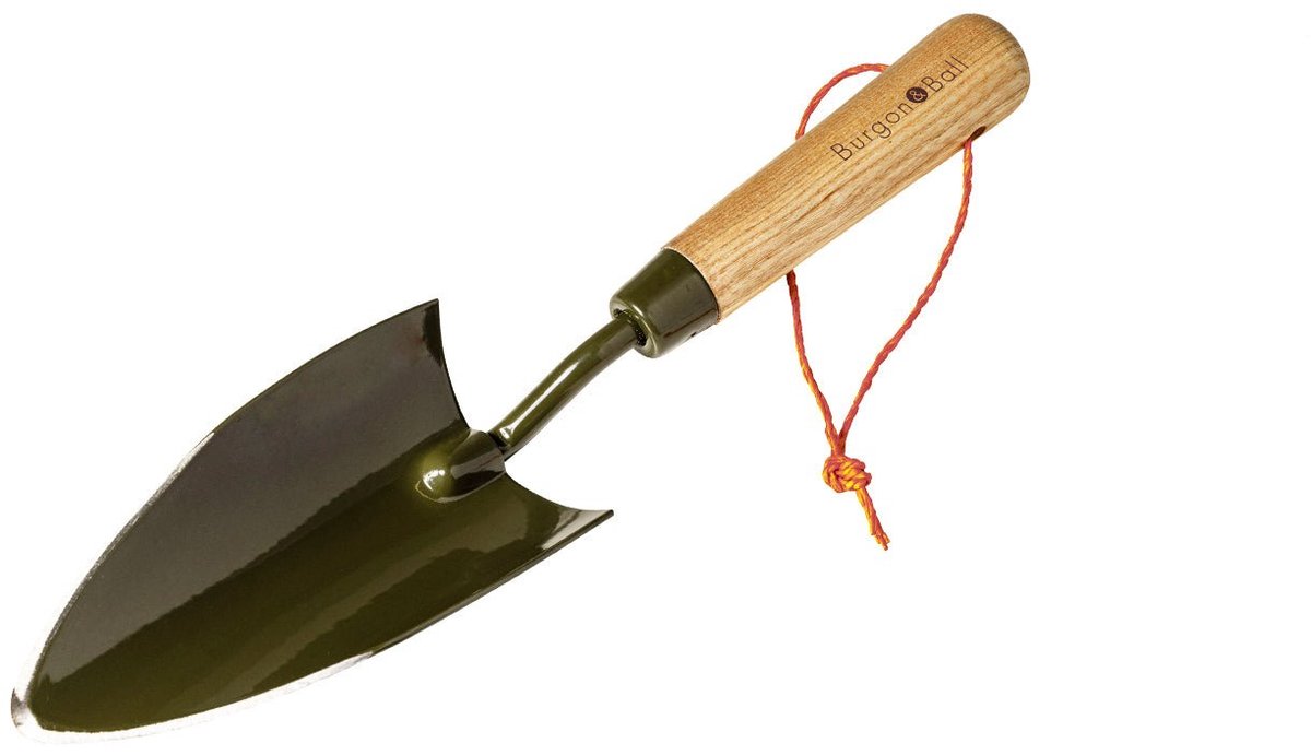 Burgon & Ball BoronGreen - Tuinschepje - Handschepje van 80% gerecycled staal - Groen - 31,5 cm