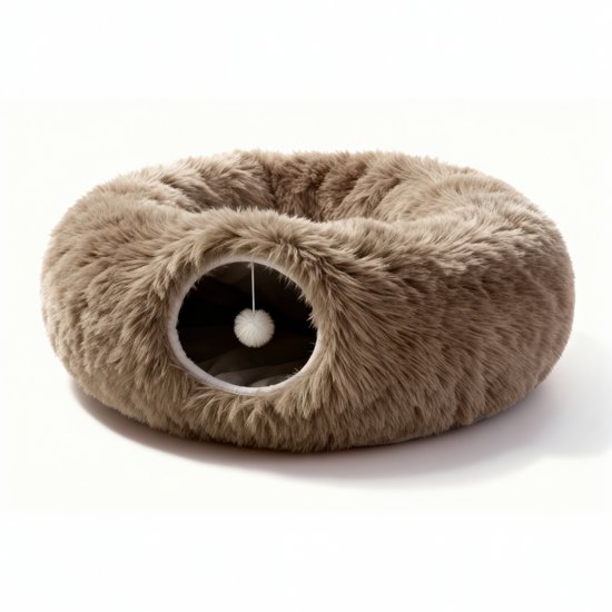 Animal Oasis Kattenmand - Pluche Speeltunnel - Kattentunnel & Kattenbed