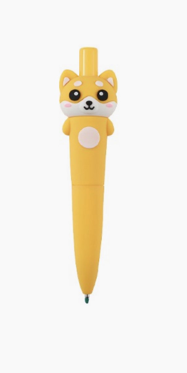 iTotal Pen Chunky “SHIBA” Balpen Blauwe inkt.3.0x2.5x12cm 22gr