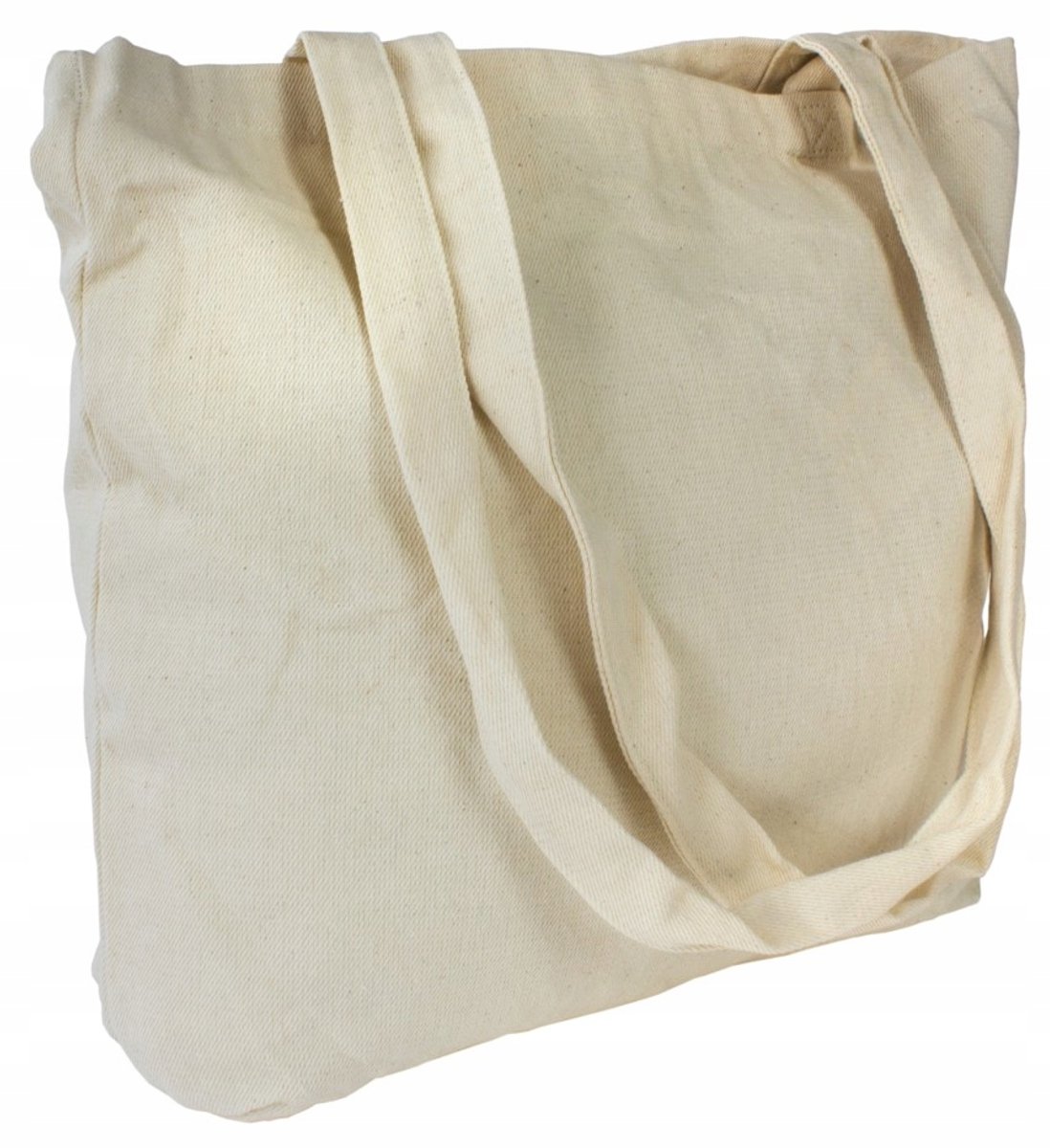 Ecru Katoenen Boodschappentas 32x32 cm - Duurzaam & Stijlvol