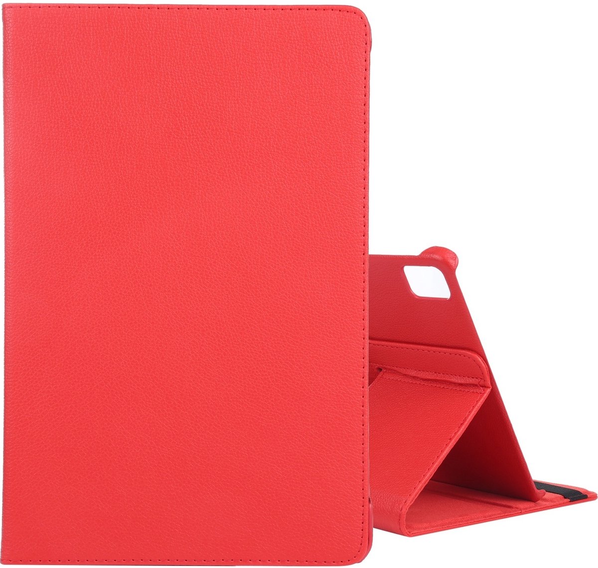Mobigear Tablethoes geschikt voor Apple iPad Pro 13 Inch (2025) Hoes | Mobigear DuoStand Draaibare Bookcase - Rood
