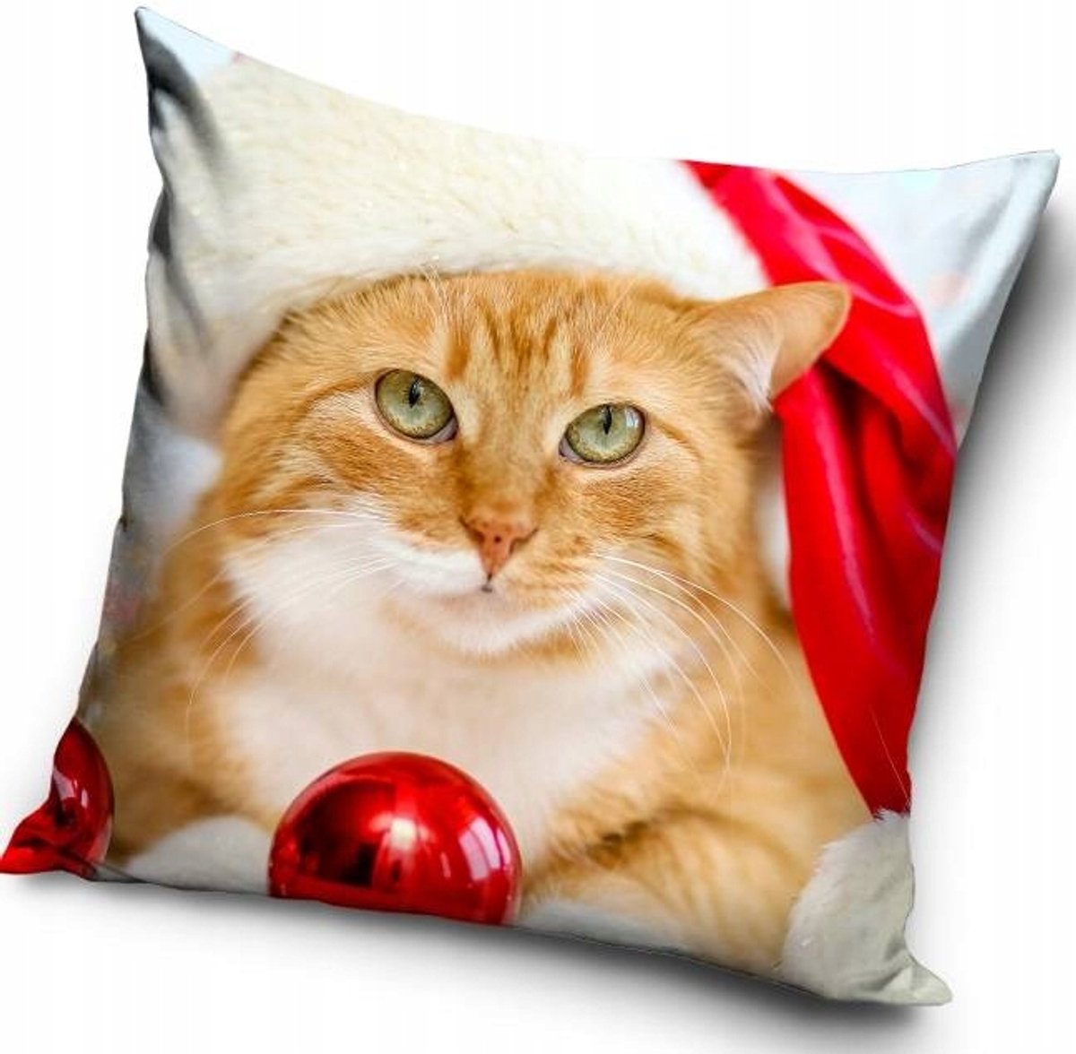 Kerstkussen Katje - Decoratief Sierkussen 40x40 cm
