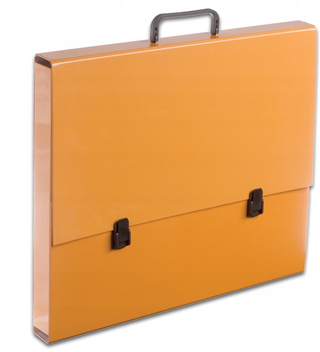 Pastel Oranje A3 Map met Handvat - Stevig Karton