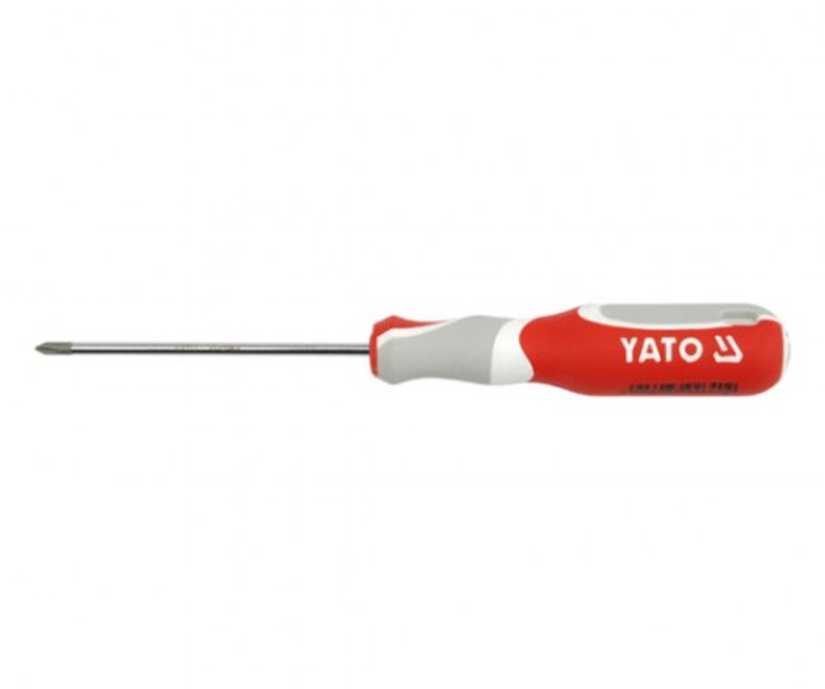 Yato Kruiskopschroevendraaier PH0 x 75mm SVCM55 - Magnetisch Punt