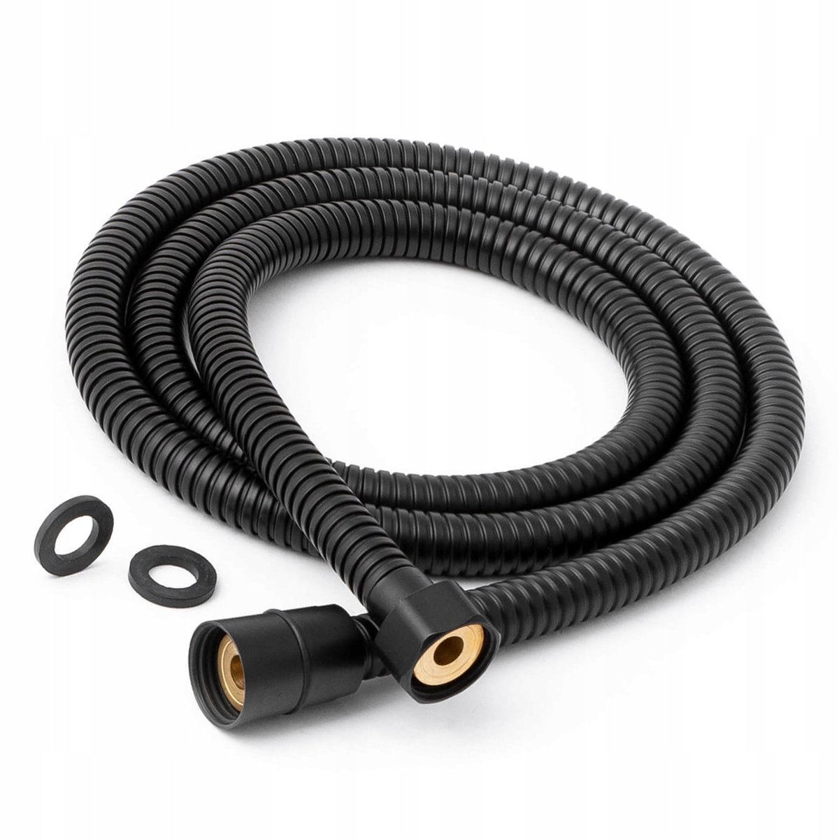 Mat Zwarte Bidetslang 80cm - Sannit Zwart - RVS