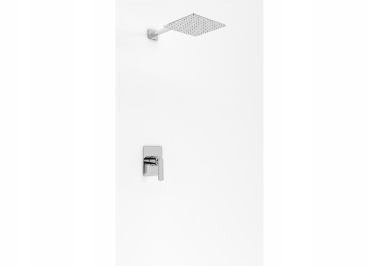 Kohlman Experience Doucheset Inbouw met Regendouche 40x40cm Chroom