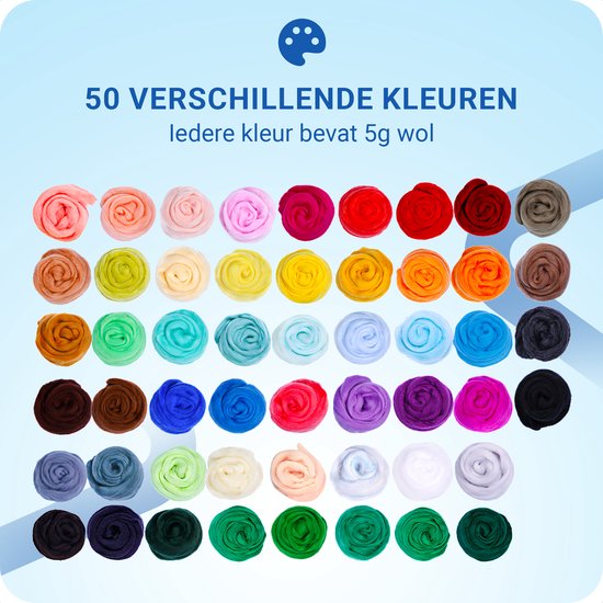 Naaldvilt Wolpakket - Bosdieren kleuren - Woldieren
