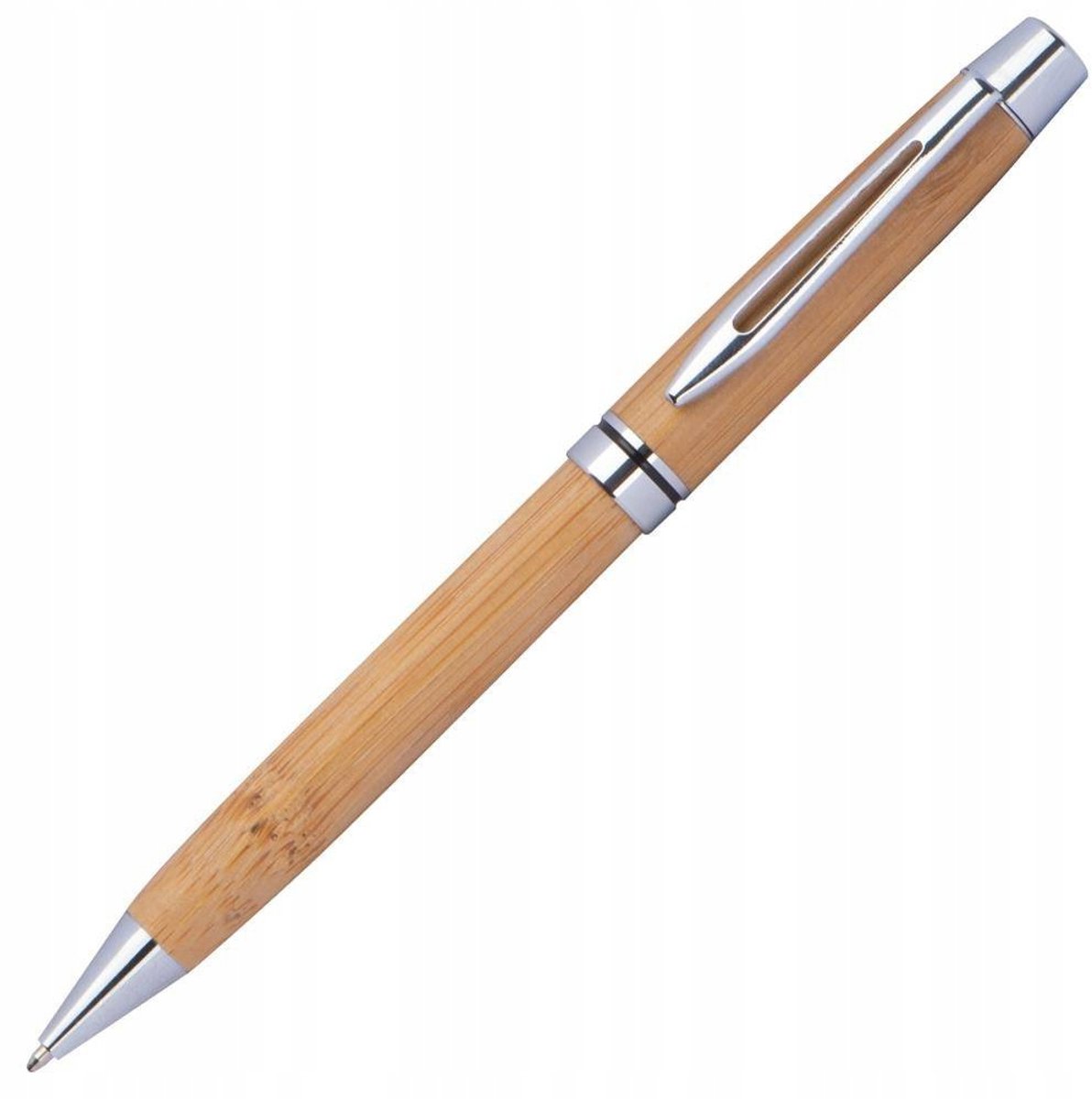 Bamboe pen met draaimechanisme
