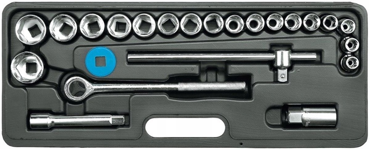 Vorel 58240 Doppenset 1/2" 8-30mm, 24 Delen