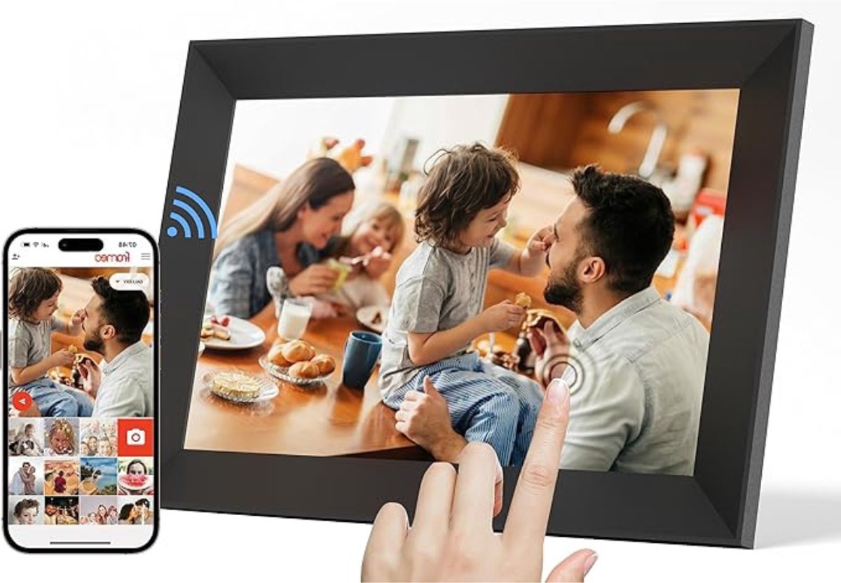 VIN® Digitaal Fotolijstje – Digitale Fotolijst 10,1 Inch Touchscreen – Digitale Fotolijst Met Wifi - Digitale Fotokader Met 16 GB Geheugen